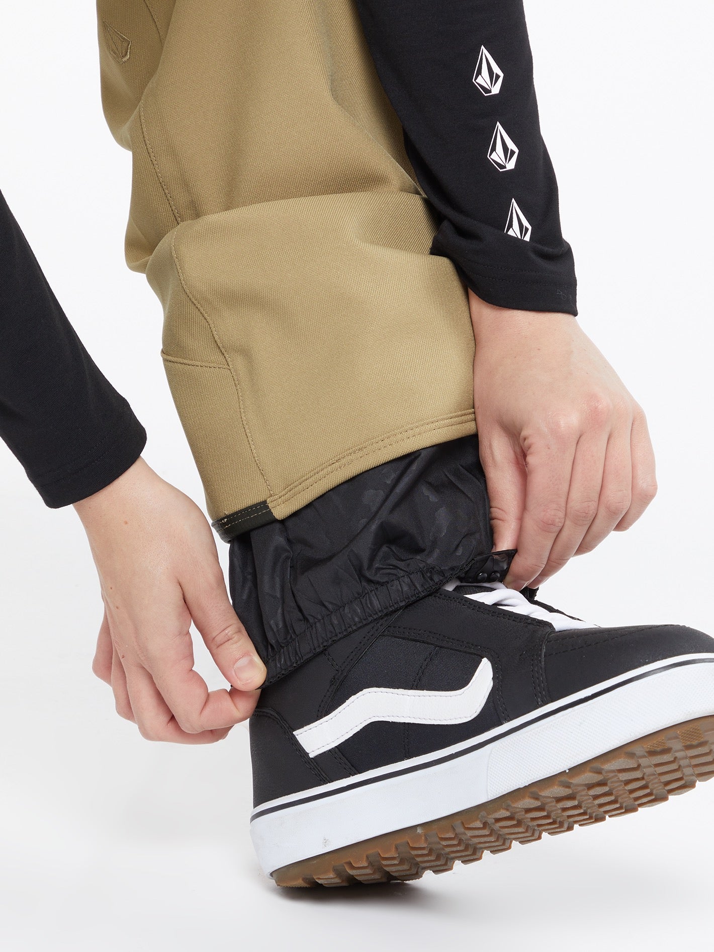 Womens Species Stretch Pants - Dark Khaki (2023) | Volcom