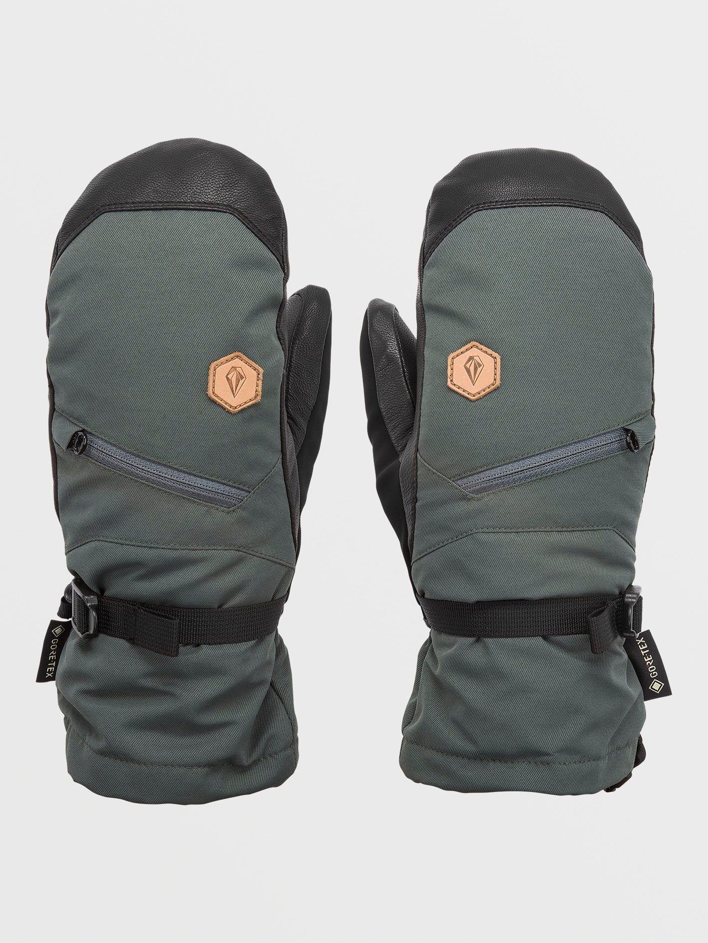 Womens Skye Gore-Tex Over Mitts - Eucalyptus (2023) | Volcom
