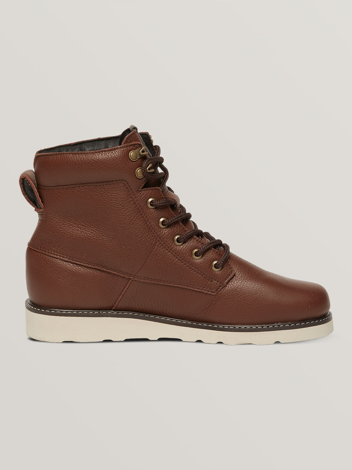 Volcom Smithington II Leather Lace Up Boots Men’s 10 Dark Brown Winter Fall Moto Volcom Shoes Smithington II - brown (cof) main image 4