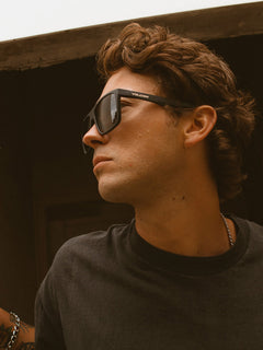 Franken Sunglasses - Matte Black Grey